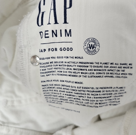 Gap Denim White Best Girfriend Jeans NWOT - Picture 8 of 10